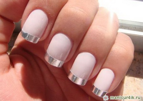 french-manicure-designs-for-short-nails-70_3 Modele de manichiură franceză pentru unghii scurte