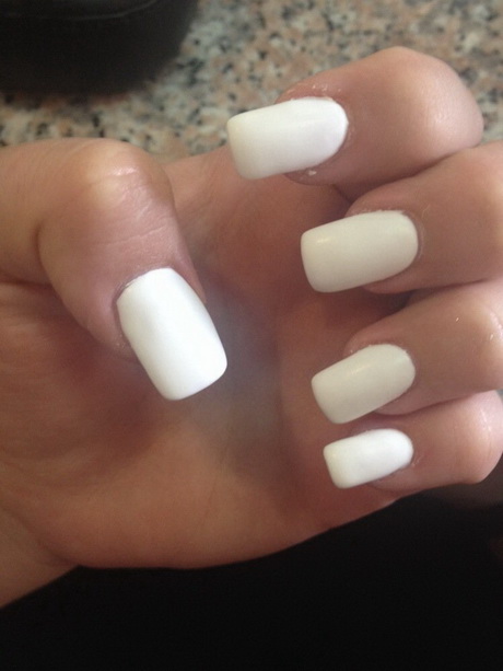 gel-white-nails-51_19 Gel Unghii albe