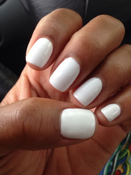 gel-white-nails-51_6 Gel Unghii albe