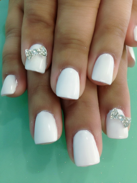 gel-white-nails-51_9 Gel Unghii albe