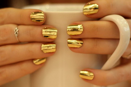 gold-color-nail-designs-87_19 Modele de unghii de culoare aurie
