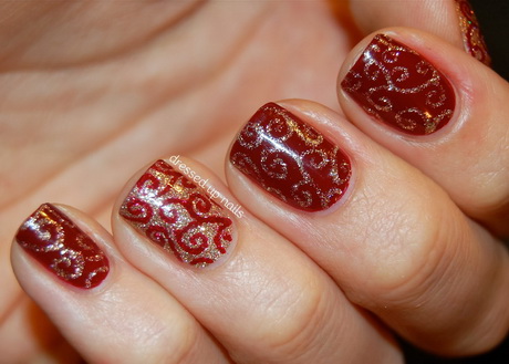 nail-designs-for-the-holidays-54 Modele de unghii pentru sărbători