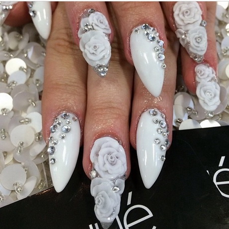 nail-designs-for-white-nails-53_3 Modele de unghii pentru unghii albe
