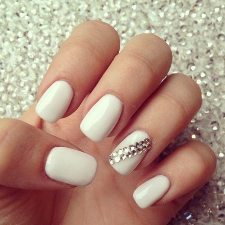 nail-designs-for-white-nails-53_5 Modele de unghii pentru unghii albe