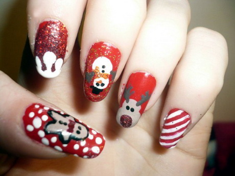 nail-designs-of-christmas-23_3 Modele de unghii de Crăciun