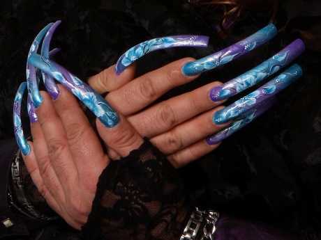 nail-designs-on-long-nails-27_10 Modele de unghii pe unghii lungi