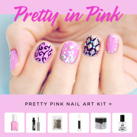 pretty-pink-nail-art-18_2 Destul de roz nail art
