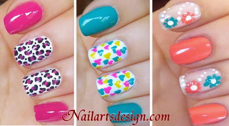 short-nail-designs-for-summer-33_3 Modele de unghii scurte pentru vară