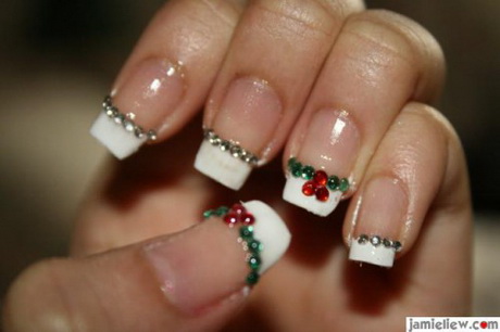 simple-christmas-nail-design-22_7 Design simplu de unghii de Crăciun