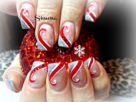 xmas-nails-design-22_14 Design de unghii de Crăciun