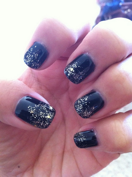 black-and-gold-gel-nails-99_9 Unghii cu gel negru și auriu