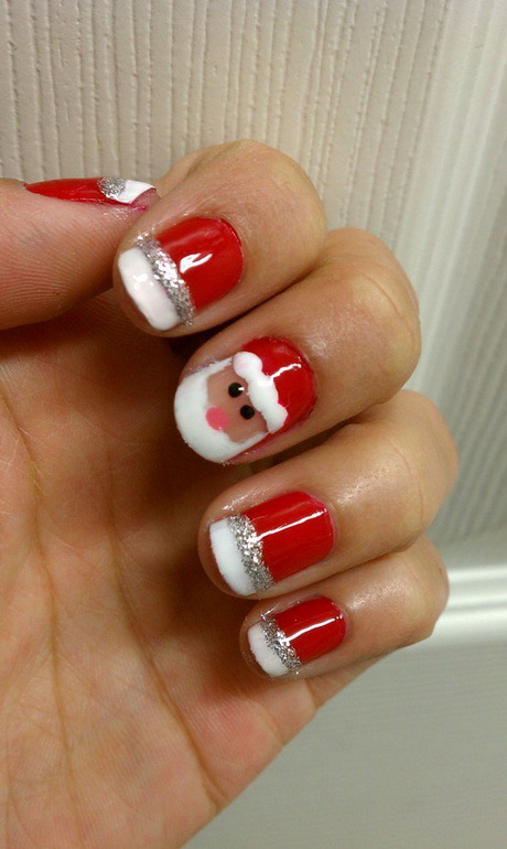 christmas-designs-for-gel-nails-70_10 Modele de Crăciun pentru unghii cu gel