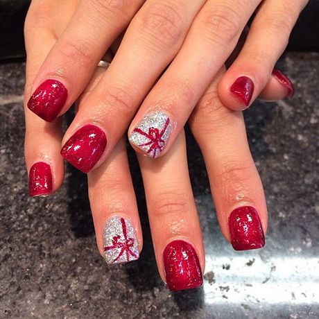 christmas-designs-for-gel-nails-70_16 Modele de Crăciun pentru unghii cu gel