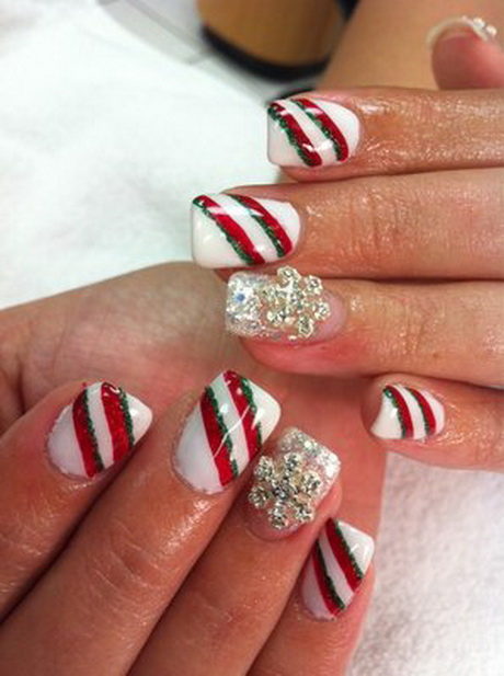 christmas-designs-for-gel-nails-70_18 Modele de Crăciun pentru unghii cu gel