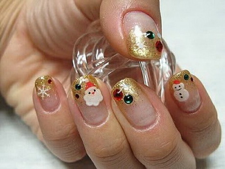 christmas-designs-for-gel-nails-70_8 Modele de Crăciun pentru unghii cu gel
