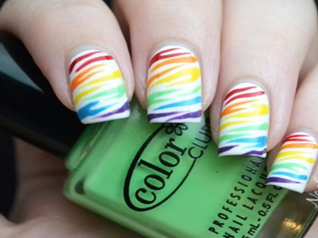 colorful-nail-design-74_6 Design de unghii colorat
