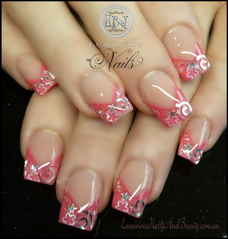 cute-designs-for-gel-nails-91_17 Modele drăguțe pentru unghiile cu gel