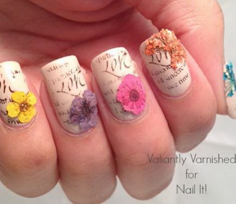 dried-flower-nail-art-82_18 Flori uscate nail art