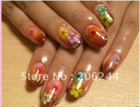 dried-flower-nail-art-82_3 Flori uscate nail art