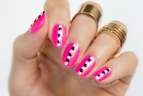 easy-and-quick-nail-designs-34_17 Design ușor și rapid de unghii