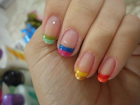 easy-and-simple-nail-art-designs-87_10 Modele simple și simple de artă pentru unghii