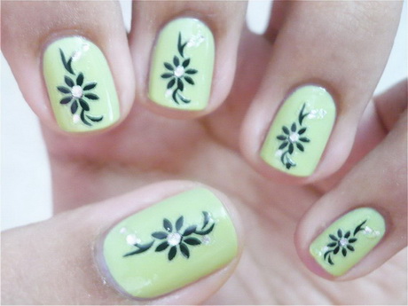 easy-nail-patterns-to-do-at-home-24_17 Modele de unghii ușor de făcut acasă