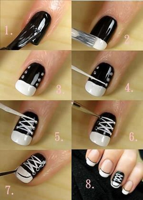 easy-nail-patterns-to-do-at-home-24_2 Modele de unghii ușor de făcut acasă