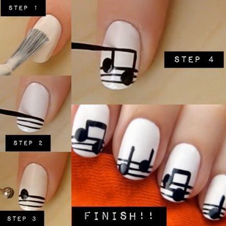 easy-patterns-for-nails-93_7 Modele ușoare pentru unghii