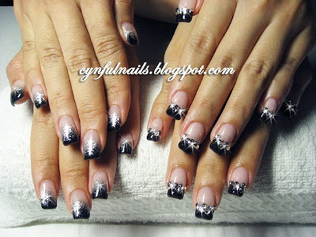 gel-nail-black-73_6 Gel de unghii negru
