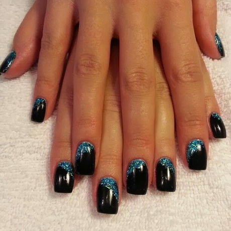 gel-nail-designs-black-45_18 Gel de unghii modele negre
