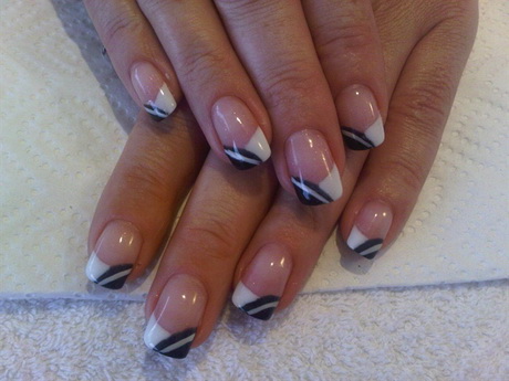 gel-nails-black-and-white-83_10 Gel unghii alb-negru