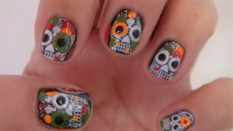 halloween-gel-nail-designs-53_16 Modele de unghii cu gel de Halloween