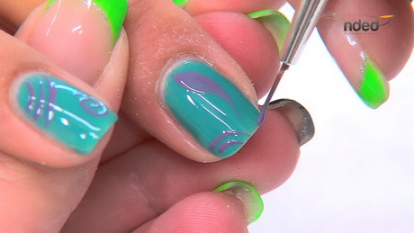 nail-art-using-gel-polish-71_16 Nail art folosind lac de gel