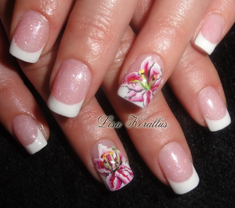 pink-and-white-gel-nail-designs-06_16 Modele de unghii cu gel roz și alb