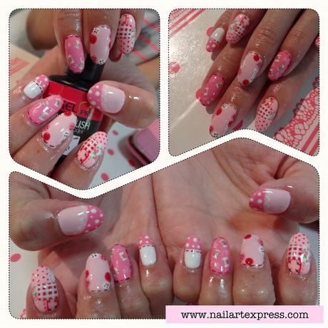 pink-gel-nail-art-51_8 Roz gel unghii arta