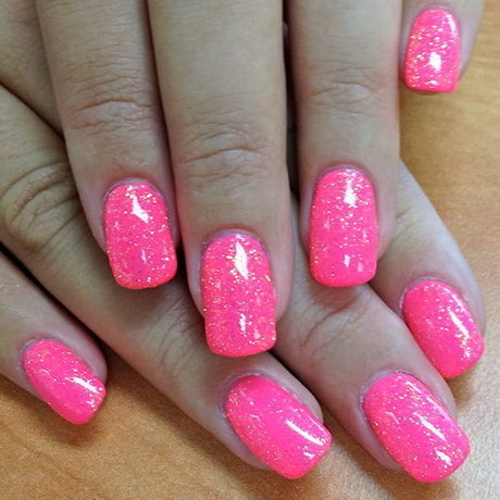 pink-gel-nails-10 Unghii cu gel roz