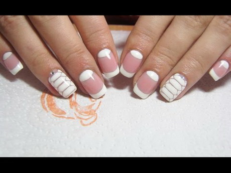 white-gel-nail-designs-50_2 Modele de unghii cu gel alb
