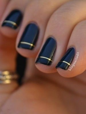 black-and-gold-nails-05_7 Cuie negre și aurii