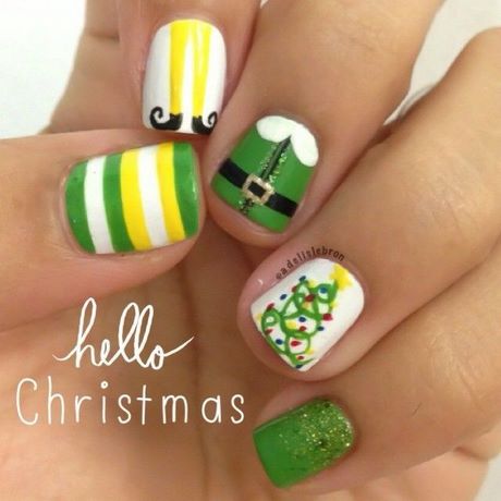 christmas-elf-nail-art-09_5 Crăciun Elf nail art