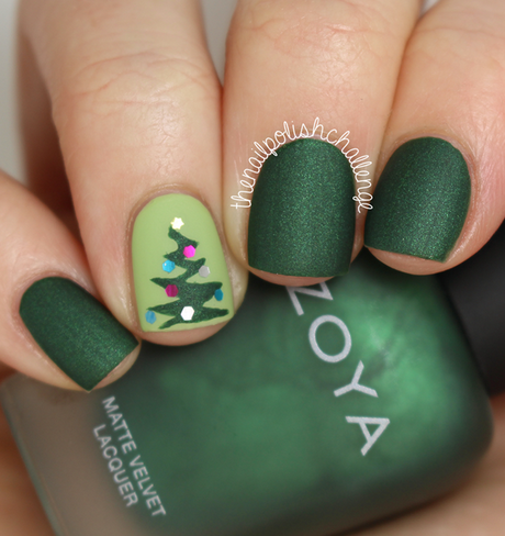 christmas-nails-green-01 Cuie de Crăciun verde