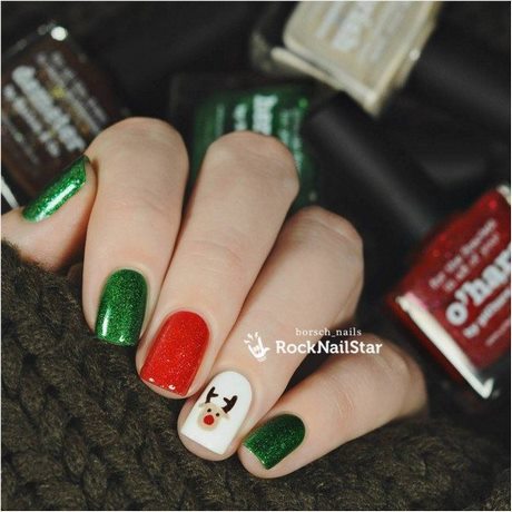 christmas-nails-green-01_6 Cuie de Crăciun verde