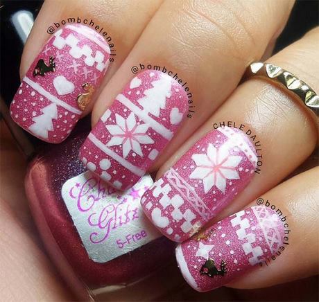 christmas-nails-pink-23_3 Cuie de Crăciun roz