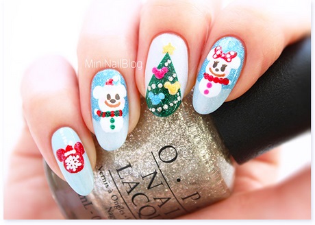 christmas-snowman-nails-63_6 Crăciun cuie om de zăpadă