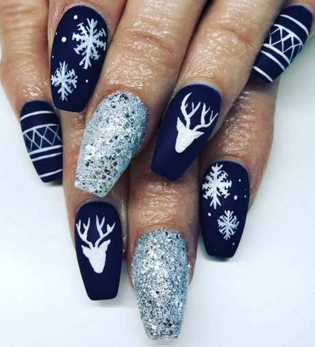 christmas-sweater-nail-art-62 Crăciun pulover nail art