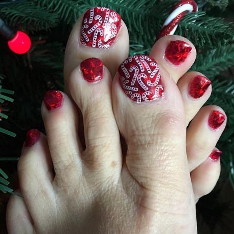 christmas-toe-designs-31_7 Crăciun toe modele