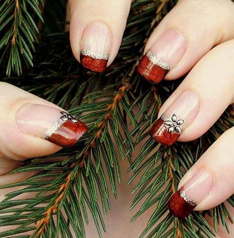 classy-christmas-nail-designs-35_12 Modele clasice de unghii de Crăciun