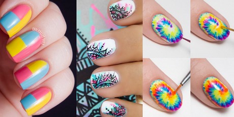 creative-nail-art-ideas-for-beginners-18 Idei creative de unghii pentru începători