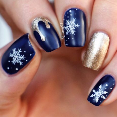cute-christmas-gel-nails-98_18 Drăguț Crăciun gel unghii