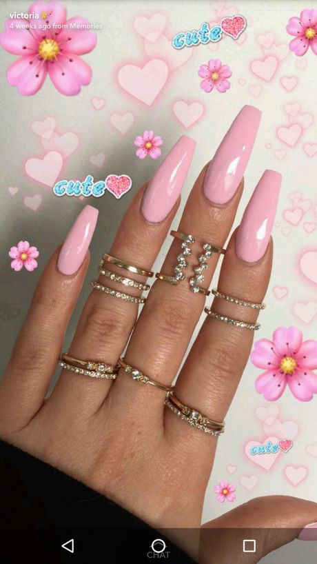 cute-long-nails-designs-44_6 Drăguț unghii lungi modele