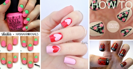 cute-nail-art-for-beginners-62_5 Cute nail art pentru incepatori